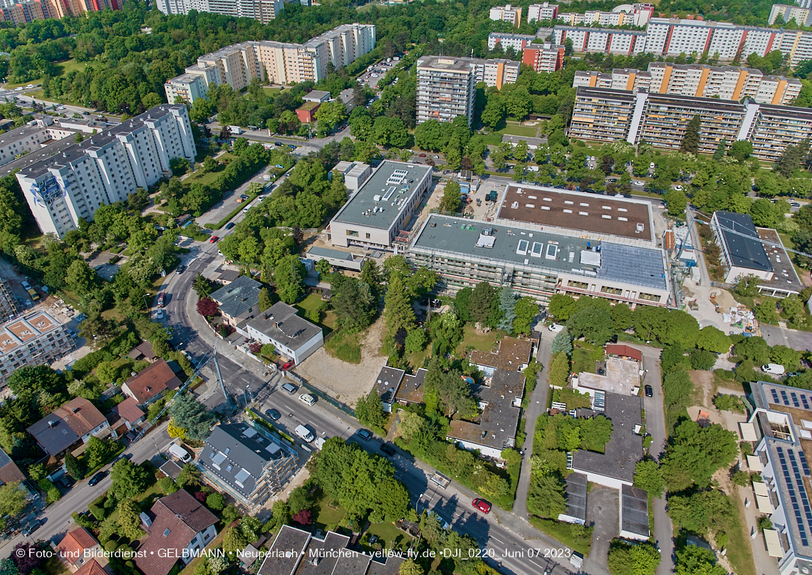 07.06.2023 - Baustelle zur Grundschule am Karl-Marx-Ring in Neuperlach